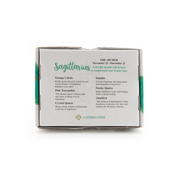 Shop Laterra Gems Zodiac Crystal Set-Sagittarius